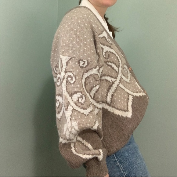 VINTAGE double button cardigan - Picture 9 of 12